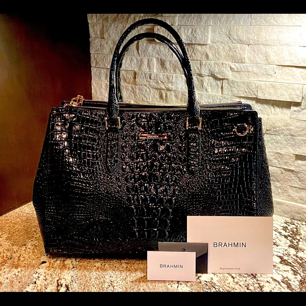 NWOT - Brahmin Blake large satchel.